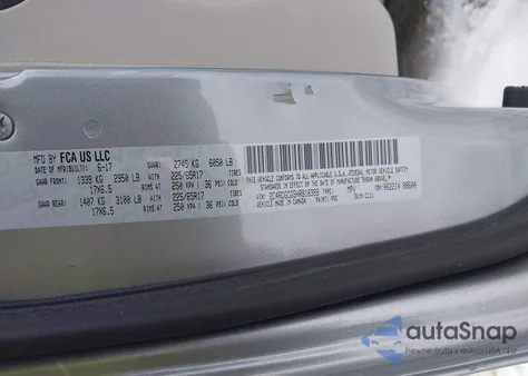 2017 Dodge Grand Caravan Sxt from USA, damaged, VIN 2C4RDGCG5HR818399